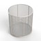 Anysizebasket Round Wire Mesh Basket: 12Dia. x 12H, 304 SS, 1/4 Rod Frame, No Handles, Mesh: 2 x .063 TMT-120RND120-N02S - alternate 1